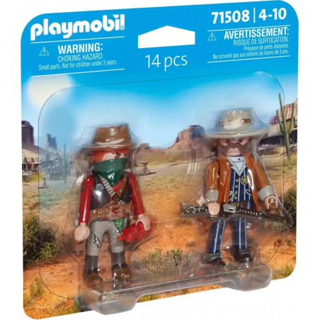 Sherif et bandit Playmobil