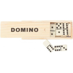 JEU DOMINOS BOITE BOIS