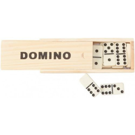 JEU DOMINOS BOITE BOIS
