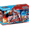 CAMION DE POMPIERS AVEC ÉCHELLE