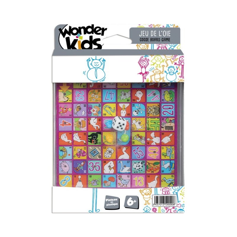 JEU VOYAGE PLATEAU PLASTIQUE JEU DE L'OIE