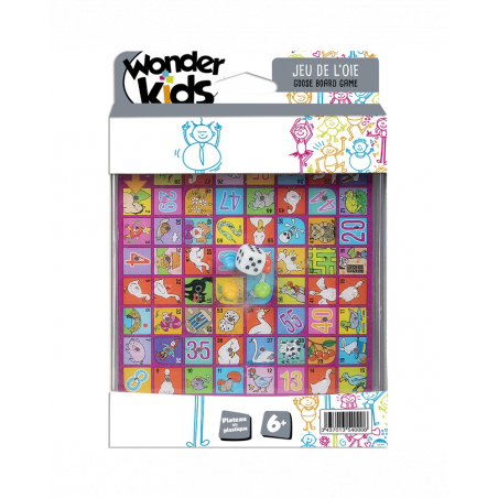 JEU VOYAGE PLATEAU PLASTIQUE JEU DE L'OIE