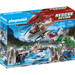 UNITE DE SECOURISTES AVEC HELICOPTERE
