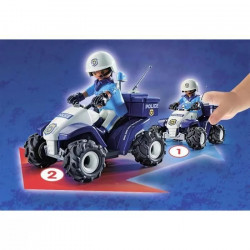POLICIER ET QUAD