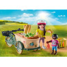 Cycliste velo et remorque Playmobil