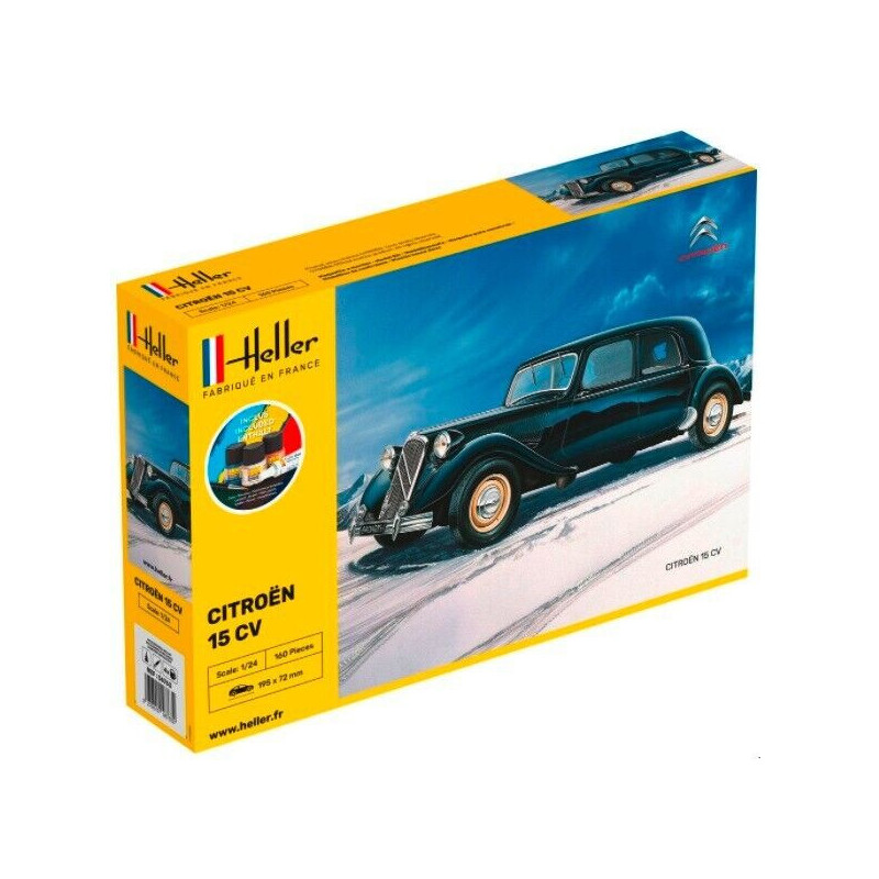 Heller citroen traction avec colles et peintures