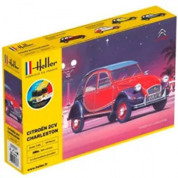 Heller set complet 1 24 Citroen 2cv Charleston