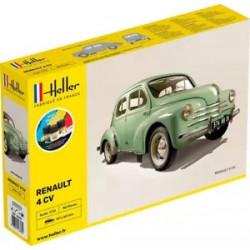 Heller 1 24 Renault 4 cv avec colles et peintures