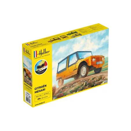 Heller set complet Citroen Mehari 1 24