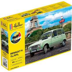 Heller Starter KIT 1 24 Renault R4 4L Gtl