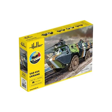 Heller Starter KIT 1 35 Vab 4x4 Ukraine