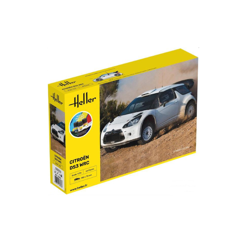 Heller Starter KIT 1 24 Citroen Ds3 Wrcc