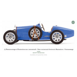 Norev 1 12 Bugatti Type 35 bleu