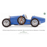 Norev 1 12 Bugatti Type 35 bleu