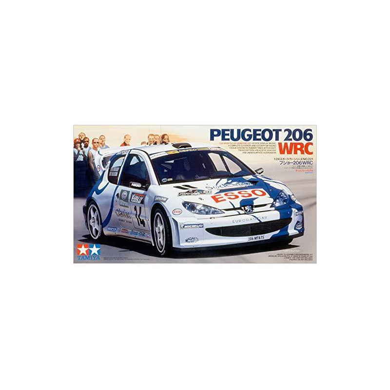 Tamiya 1 24 Peugeot 206 Wrc Esso