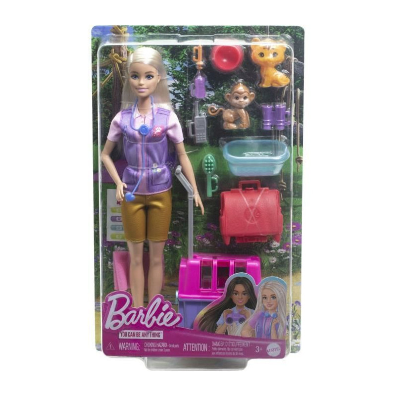 Barbie Coffret Sauvetage Animaux