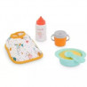 PETIT COFFRET REPAS 9 ACCESSOIRES POUR POUPON 30CM