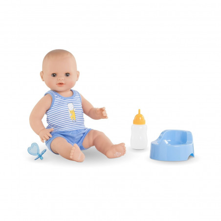 Corolle paul fait pipi poupon 36cm 3 accessoires