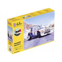 Heller set complet Peugeot 205 t16 evo2 1 24