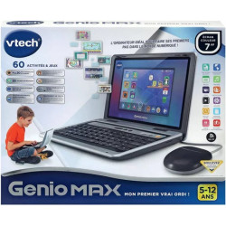 MON PREMIER ORDINATEUR GENIO MAX VTECH COULEUR ARGENT ECRAN 7 POUCES