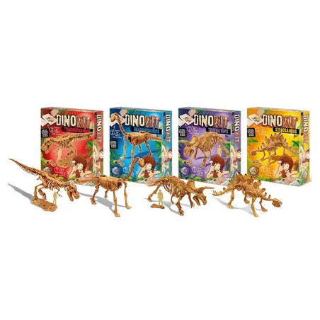 DINO KIT   4 MODÈLES ASSORTIS