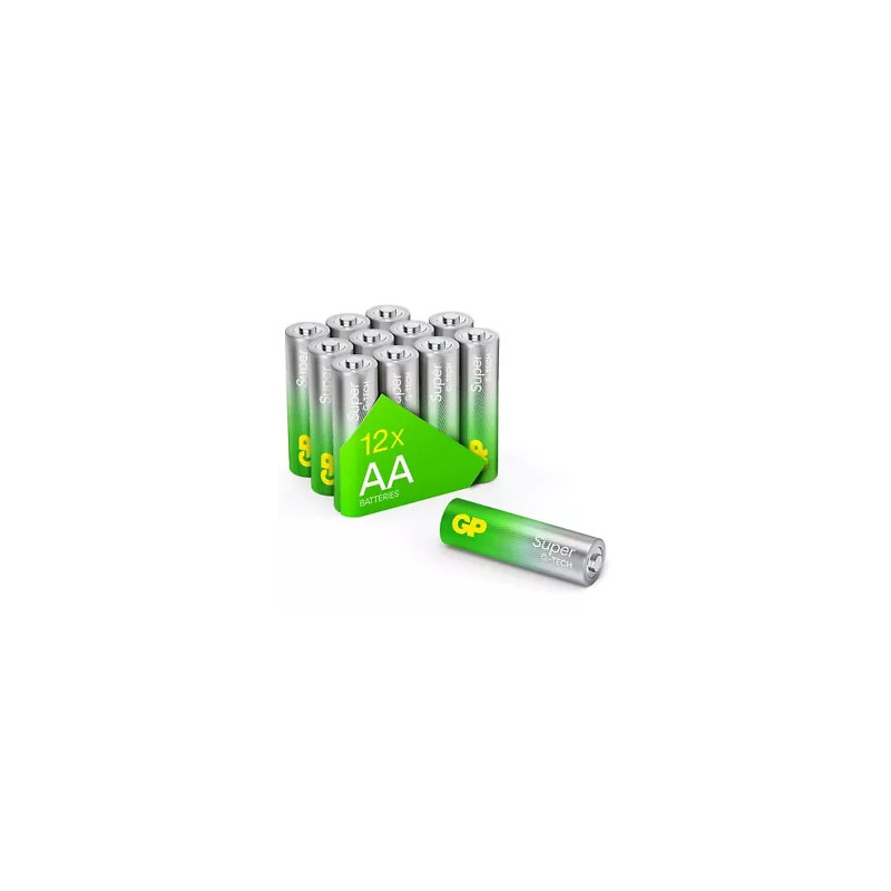 12 PACK AA GP SUPER ALCALINE