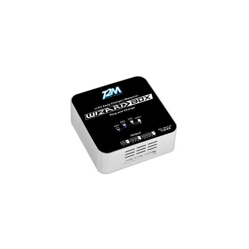 Chargeur lipo 2s 4 s Wizard T2m 4a Chargeur lipo 2s 4 s Wizard T2m 4a