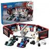 LEGO garage F1 avec voiture