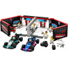 LEGO garage F1 avec voiture