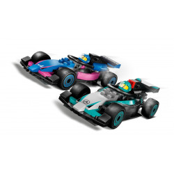 LEGO garage F1 avec voiture