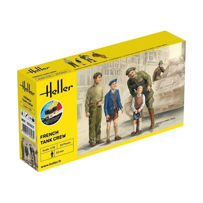 Starter kit Heller French tank crew