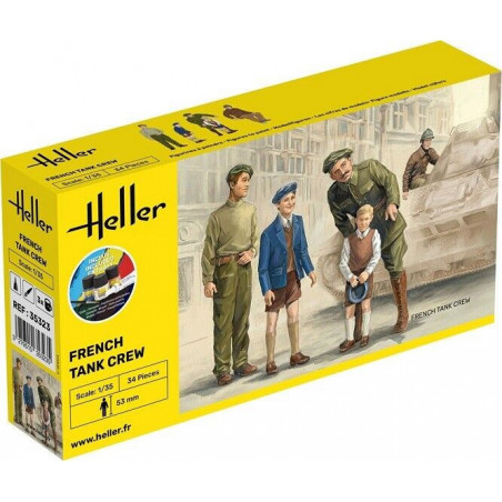 Starter kit Heller French tank crew