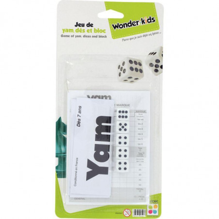 JEU YAM AVEC DES ET BLOC